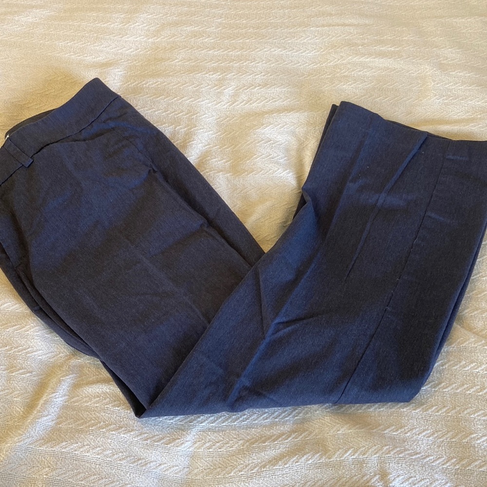 16 Medium Dockers pants mid rise curvy charcoal gray khakis pants